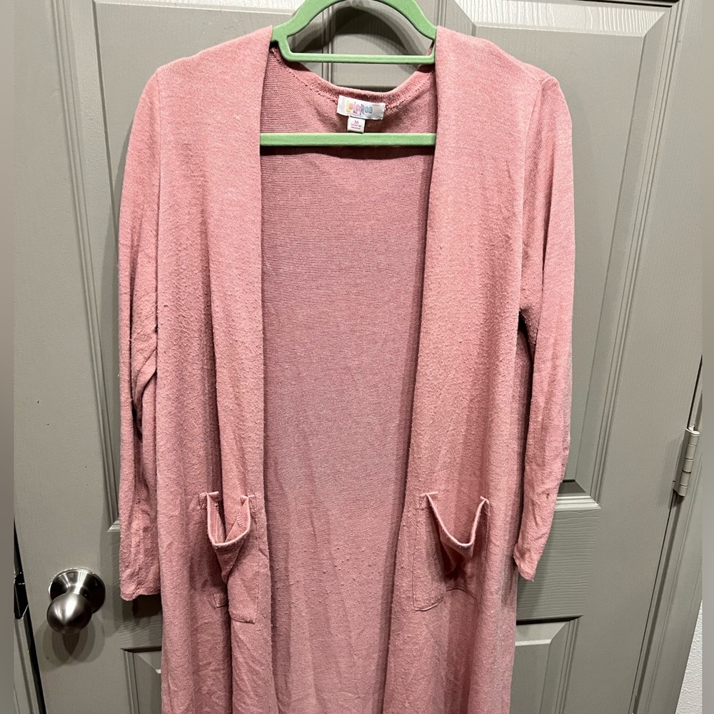LuLaRoe Sarah Cardigan in Pink
